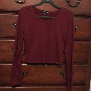 Long Sleeve Crop Top